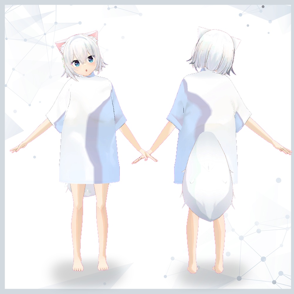 オリジナル3Dモデル「しらす」【更新停止中】