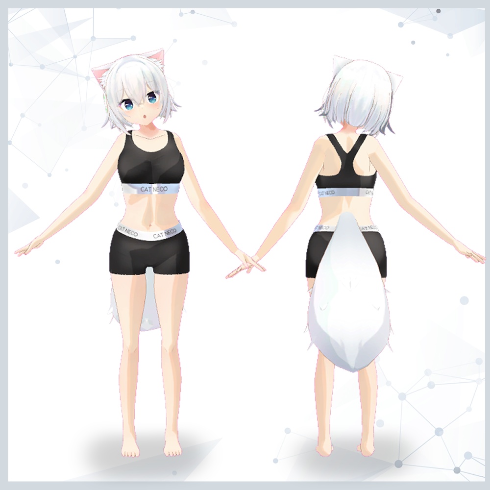 オリジナル3Dモデル「しらす」【更新停止中】