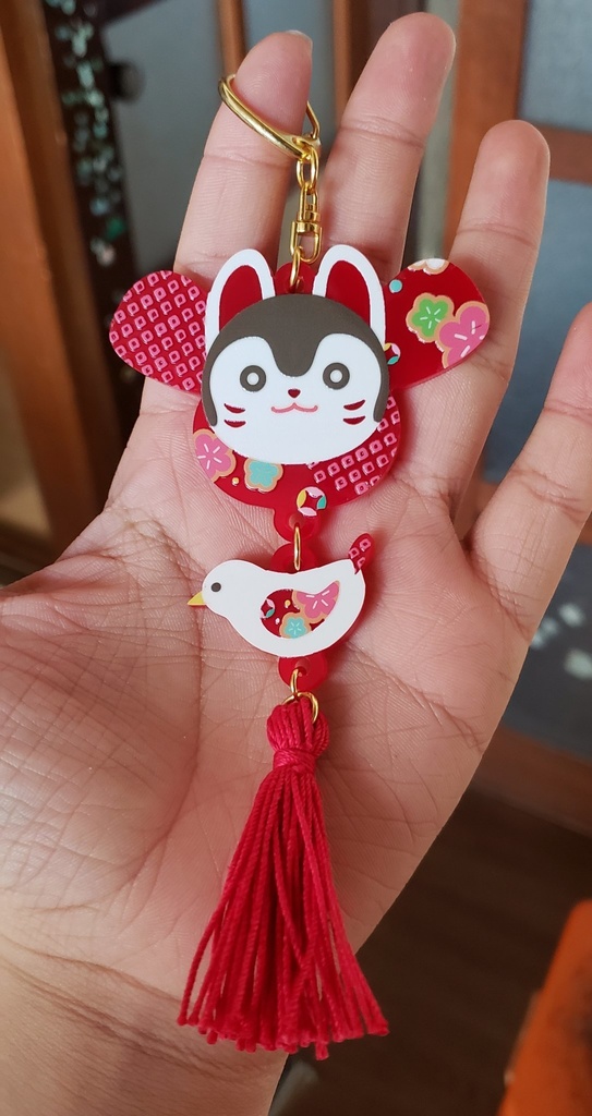 つるし雛キーホルダー【BOOTHパック対応】