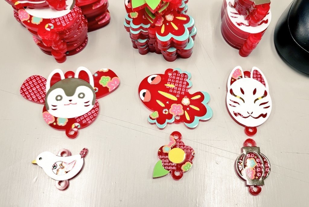 つるし雛キーホルダー【BOOTHパック対応】