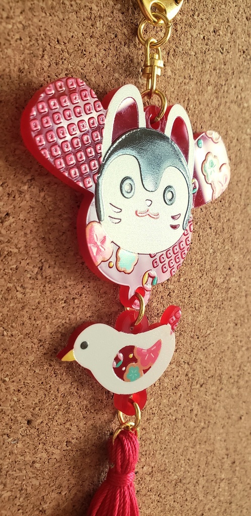 つるし雛キーホルダー【BOOTHパック対応】