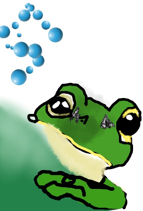 今カエル