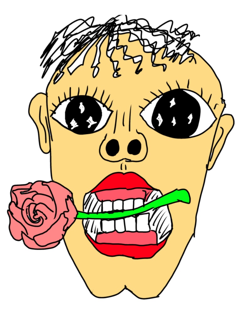 バラ男　flowerman