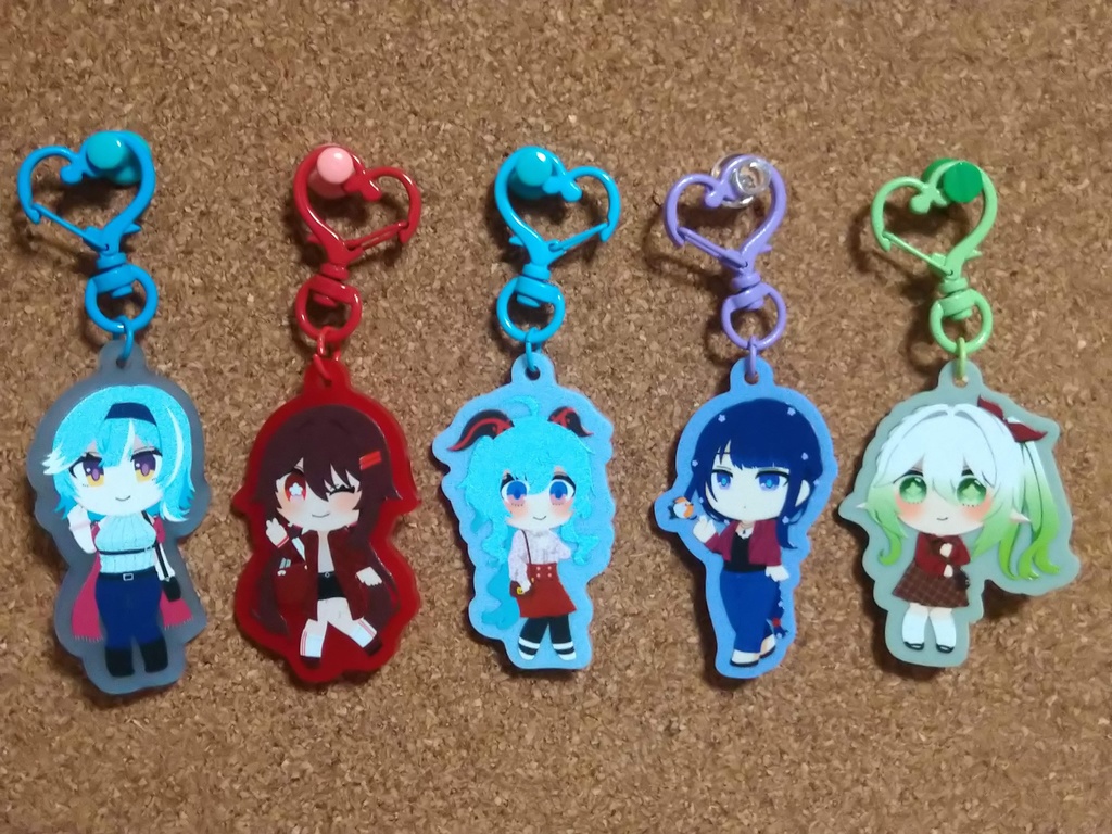 原神女子アクリルキーホルダー