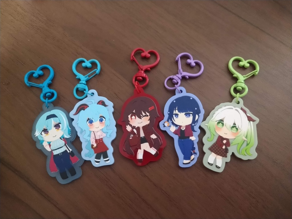 原神女子アクリルキーホルダー