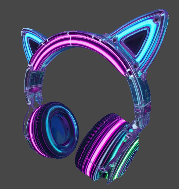 猫耳ヘッドホン