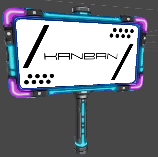 サイバーパンクな看板