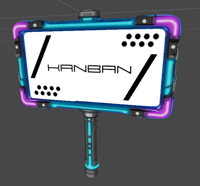 サイバーパンクな看板