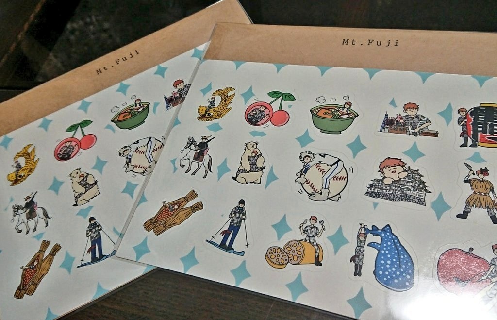 ご当地りぉぴシール