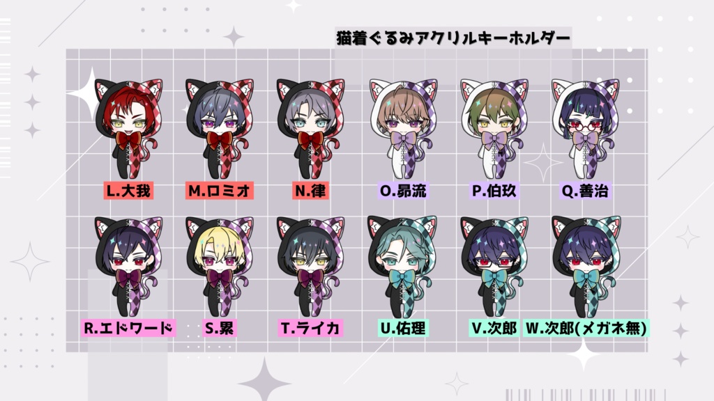 【非公式】東ディバ猫着ぐるみアクリルキーホルダー【Default】