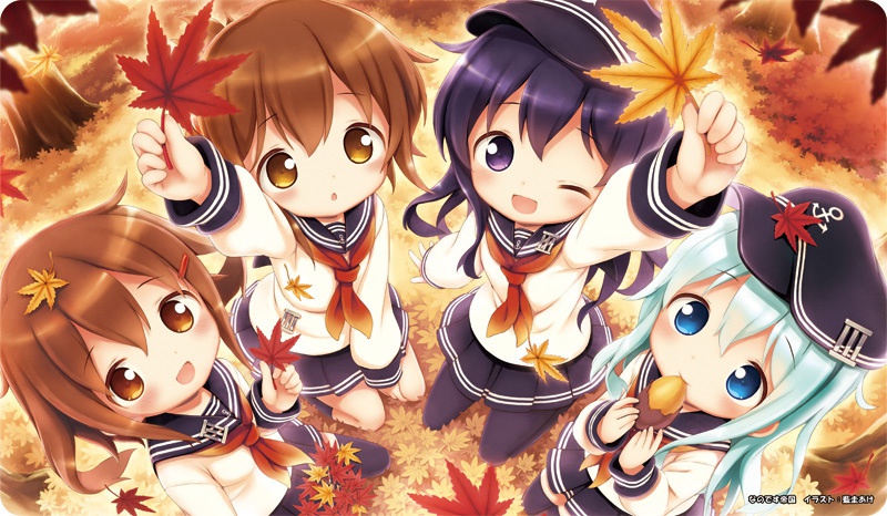 第六駆逐隊プレイマット（紅葉狩りver）