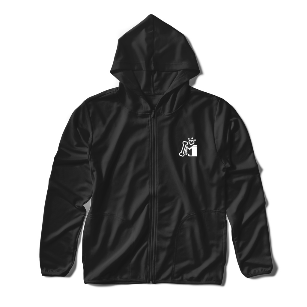 わんポイント🐾ドライジップパーカー