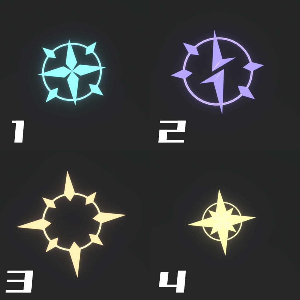 【MA対応・VRChat想定3Dモデル】形態変化ヘイロー MorphHalo