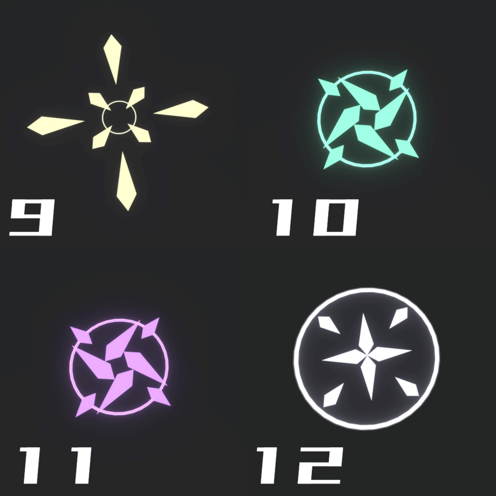 【MA対応・VRChat想定3Dモデル】形態変化ヘイロー MorphHalo