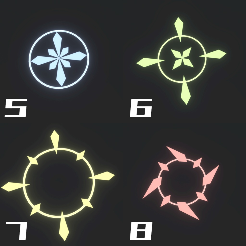 【MA対応・VRChat想定3Dモデル】形態変化ヘイロー MorphHalo