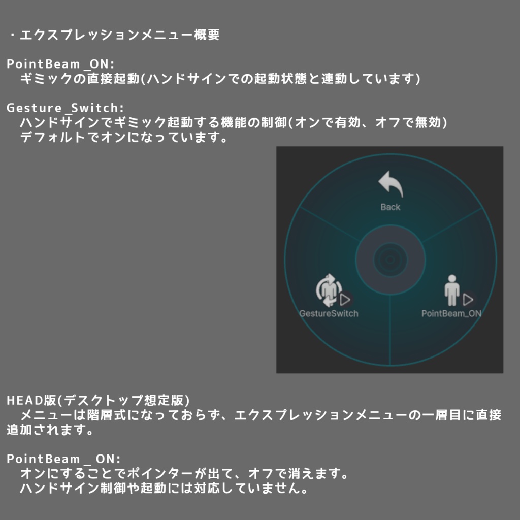 【MA設定済】ゆびさしレーザーポインター_PointBeam