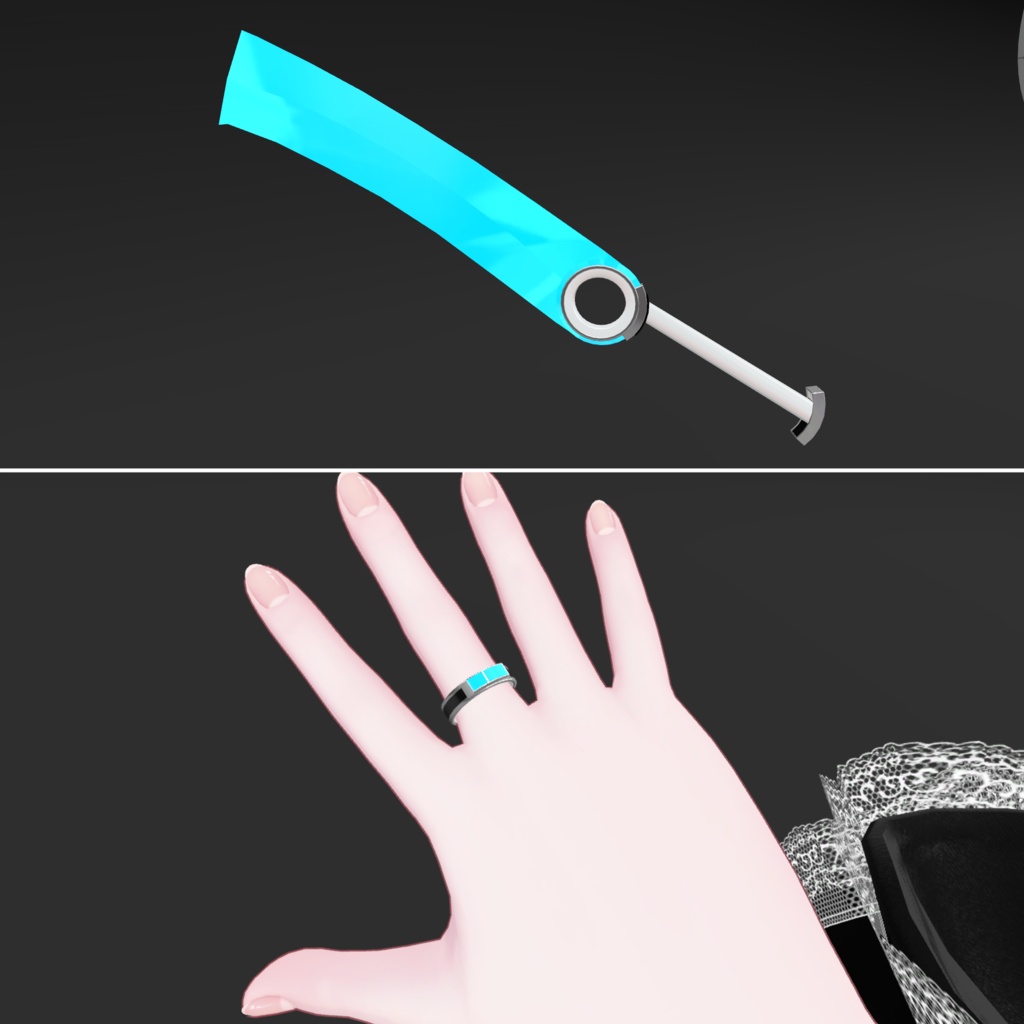 【セール中】武器の指輪/ArmsRIng (仮称)【MA設定済・VRChat想定】