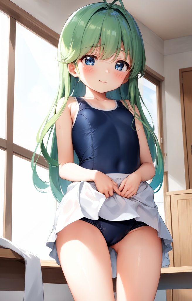 【あおいろグラフィ】230731スク水「月見里みどり」HR<22枚>