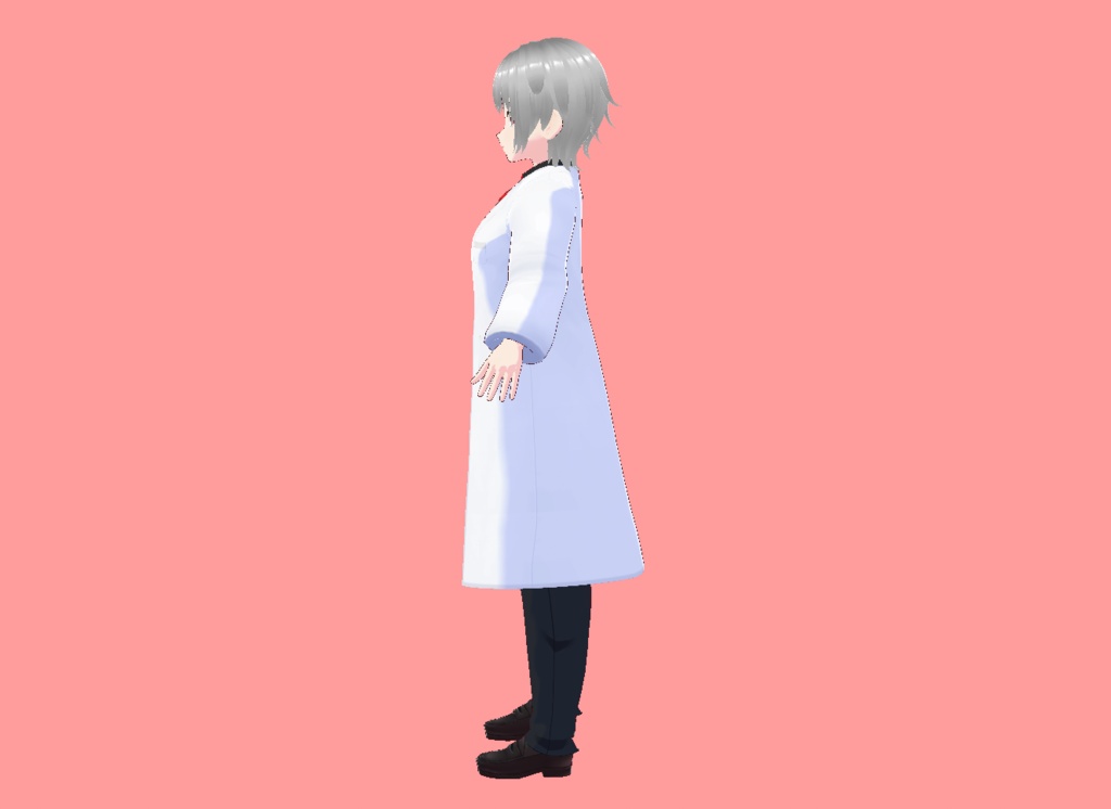 【Vroid正式版】白衣のテクスチャ(白衣・ブラウス・リボン)