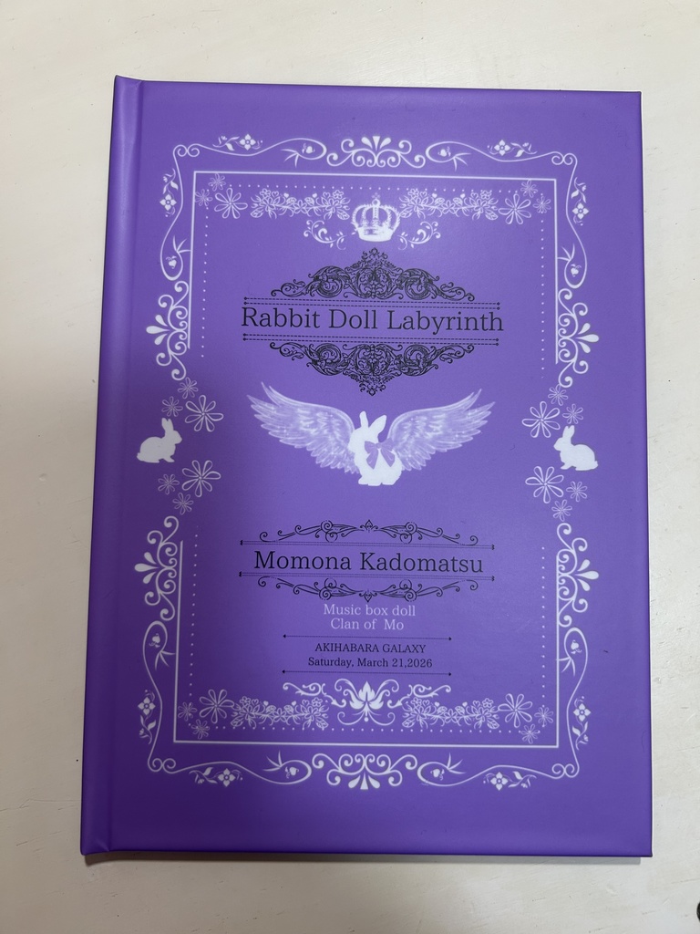 2ndワンマンLIVEプログラム兼フォトブック