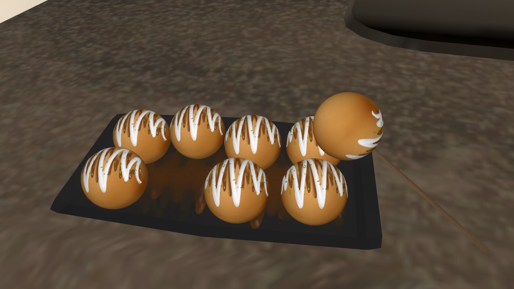 食べられるたこ焼き| Eatable Takoyaki Avatar Gimmick