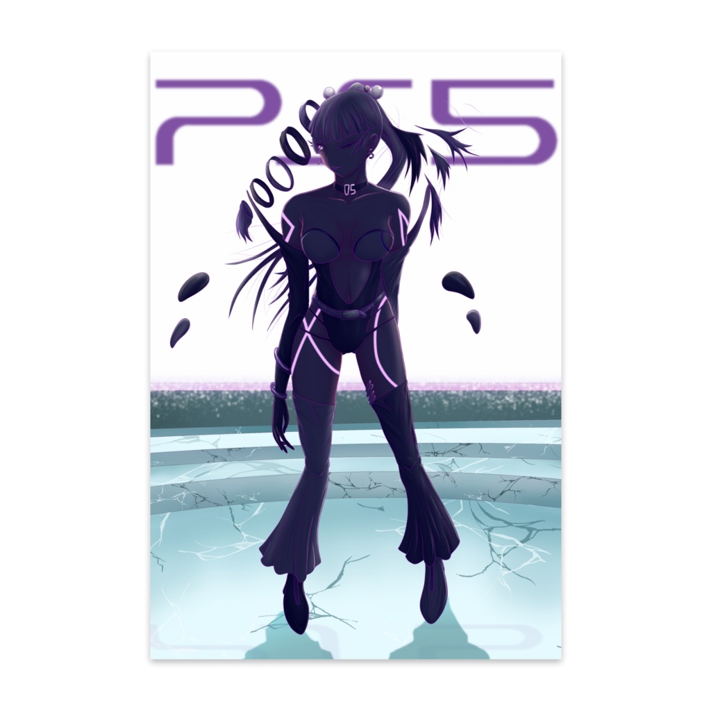 PSガール05 全身シルエット