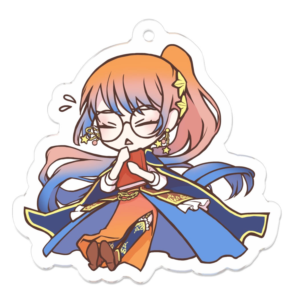 SDモルガさんアクリルキーホルダー ｱｾｱｾver.