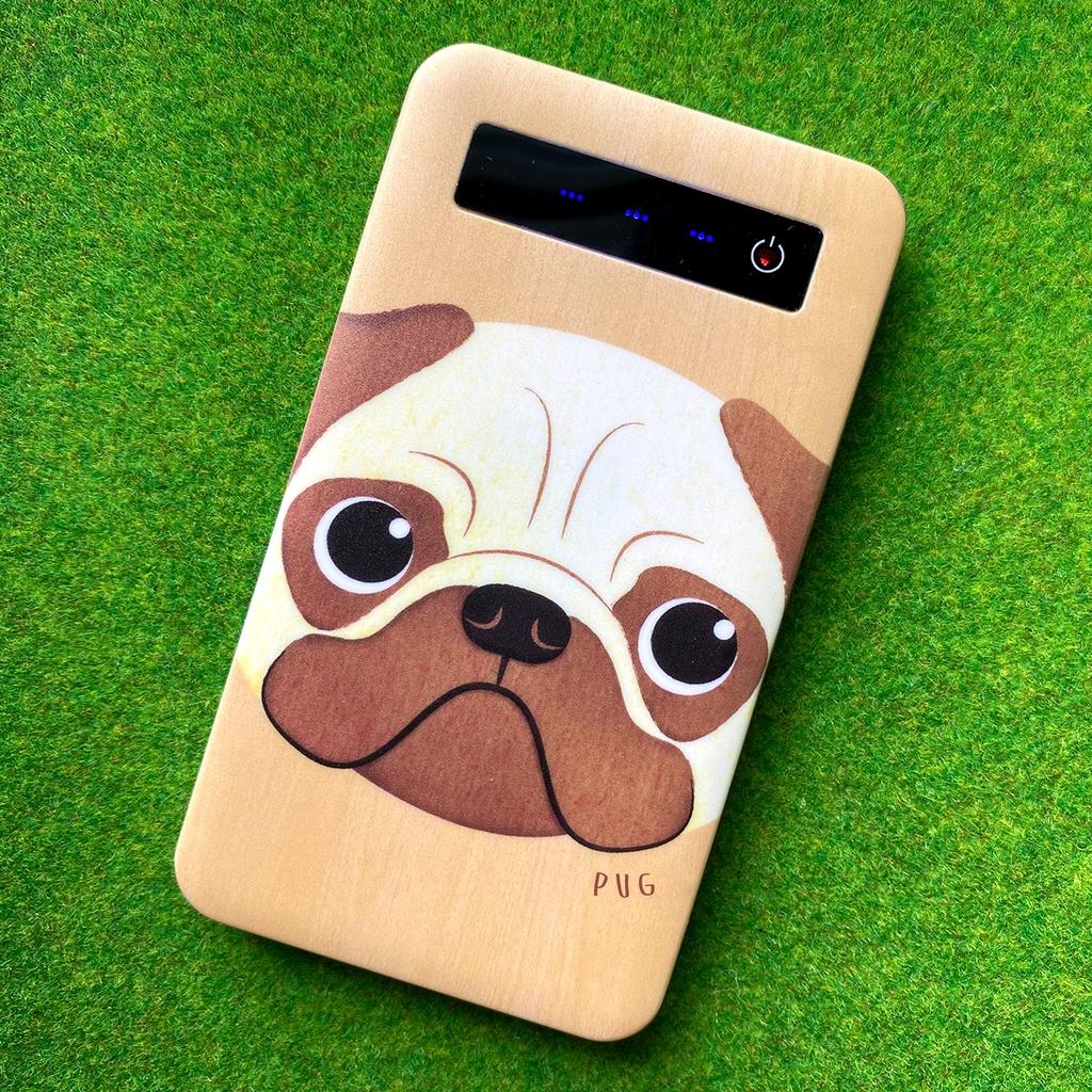 もっちりパグのモバイルバッテリー パグ 充電器 犬