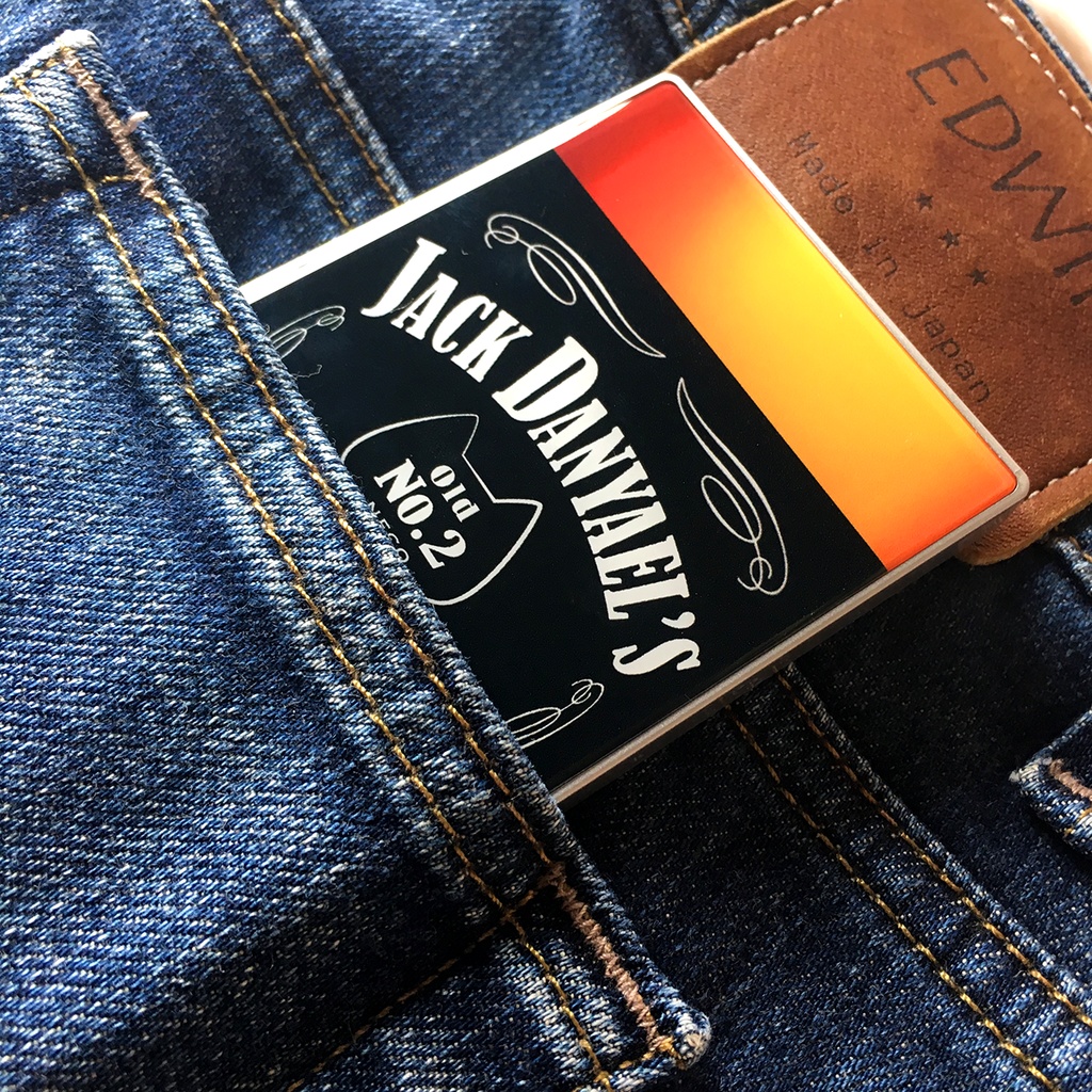 ウイスキーにゃんこのガラスモバイルバッテリー(ジャックダニャエル) 猫 メンズ