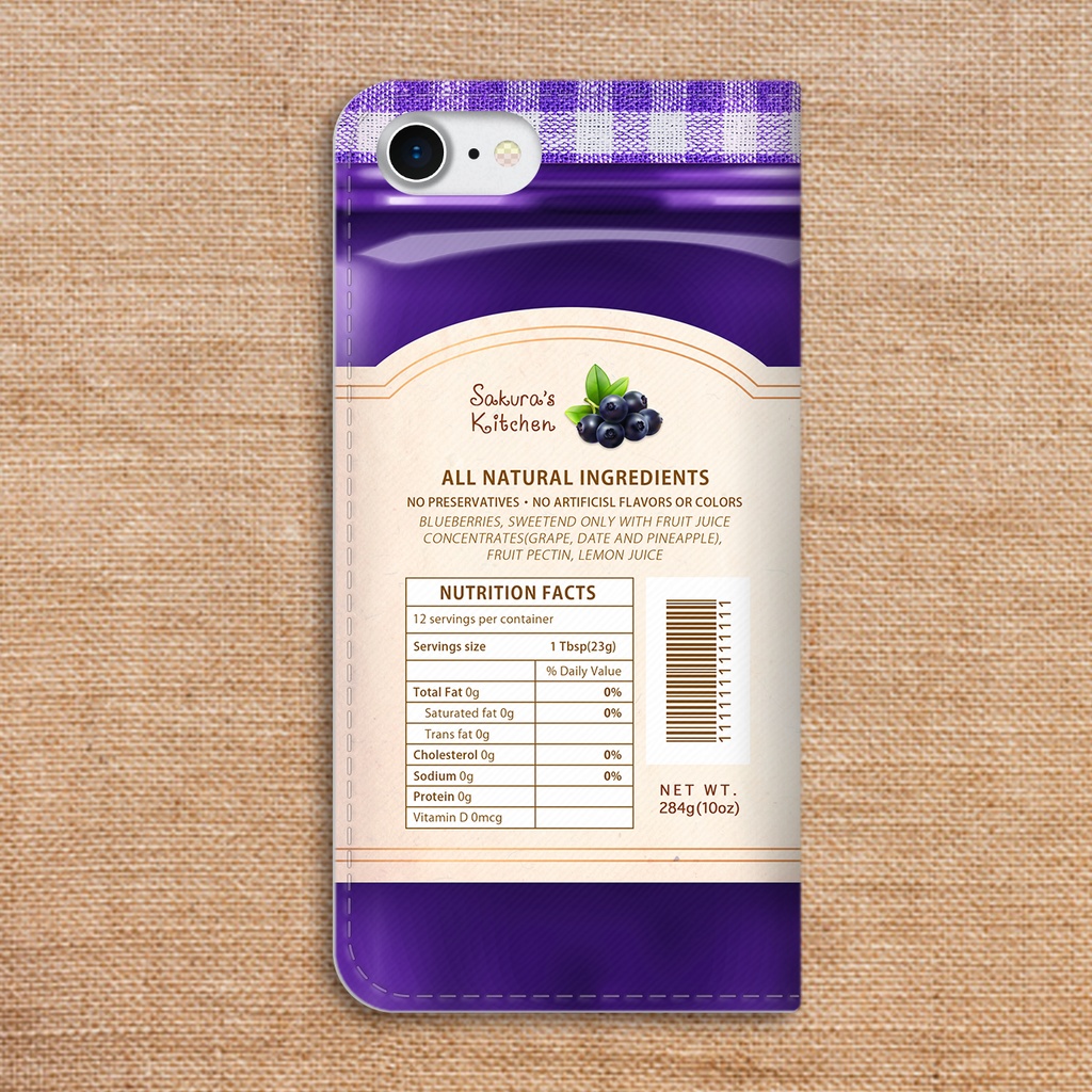 ブルーベリージャムの手帳型ケース スマホケース iPhone17 Air iphone16e iphone14 iphone15 全機種対応