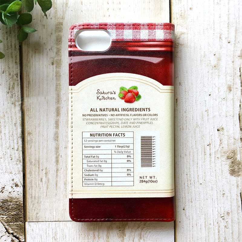 ストロベリージャムの手帳型ケース スマホケース iPhone17 Air iphone16e iphone14 iphone15 全機種対応 いちご