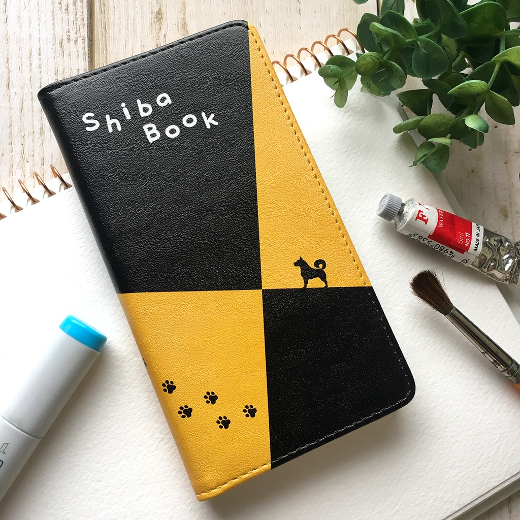 柴犬スケッチブックの手帳型スマホケース 手帳型 スマホケース iPhone17 Air iphone16e iphone14 iphone15 全機種対応 犬 柴犬