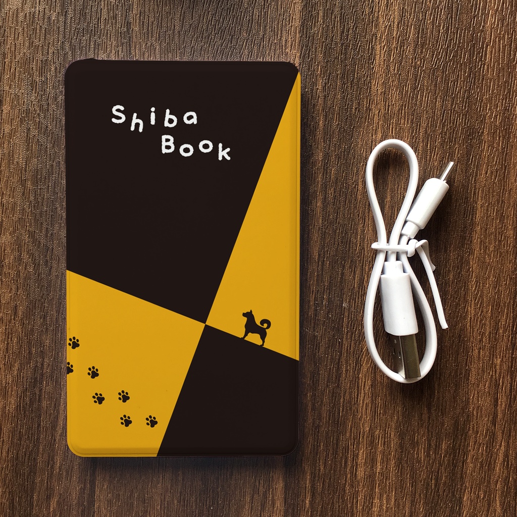 柴犬スケッチブックのモバイルバッテリー 犬 柴犬 メンズ 動物