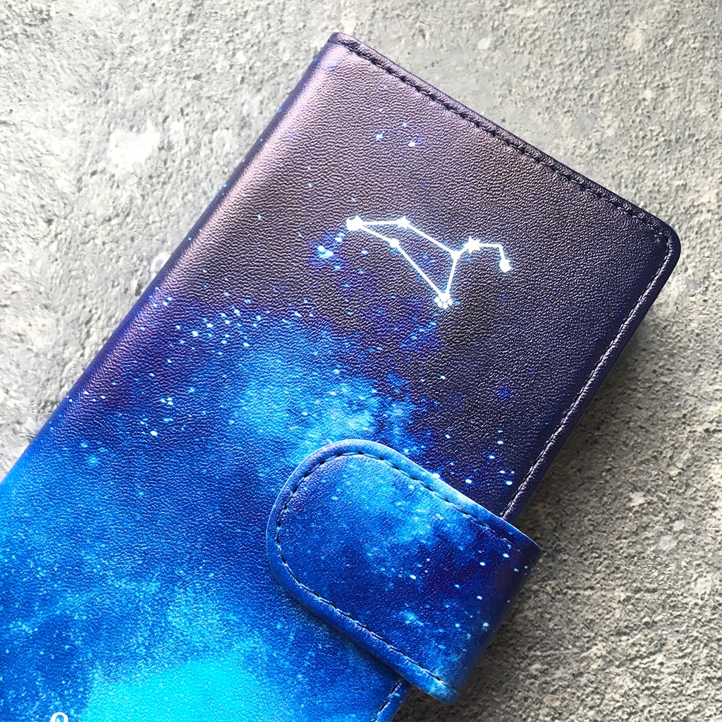 12星座と猫の手帳型スマホケース 全機種対応 手帳型 スマホケース iPhone17 air iphone15 iphone16e 猫 黒猫 宇宙 星 星座 iphone14