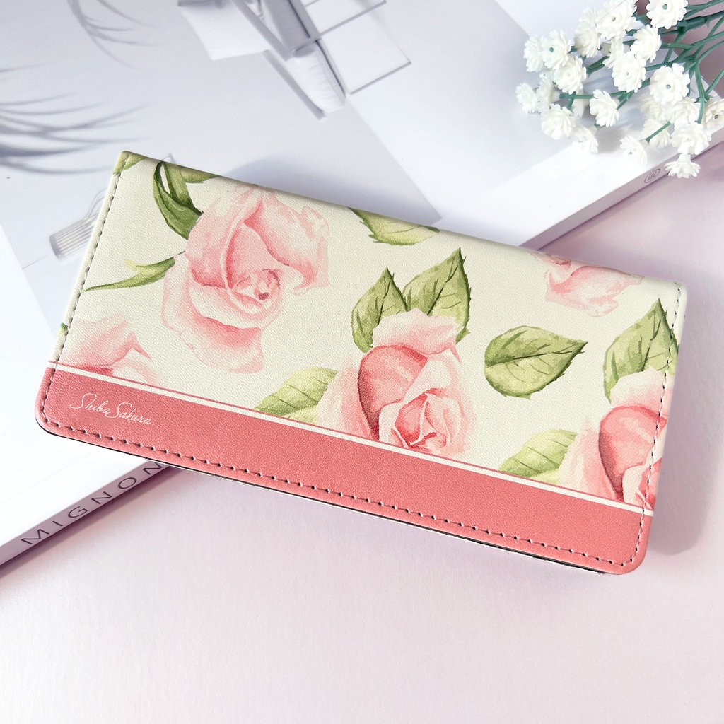 ピンクローズの手帳型スマホケース 花 スマホケース iPhone17 Air iphone16e iphone14 iphone15 全機種対応 バラ