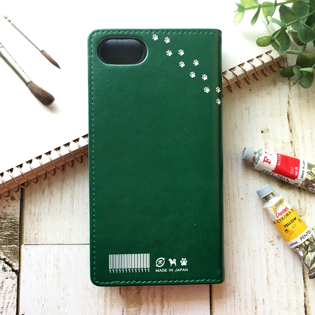 わんこノートの手帳型スマホケース(柴犬) iPhone17 Air iphone16e iphone14 iphone15 全機種対応 犬 柴犬