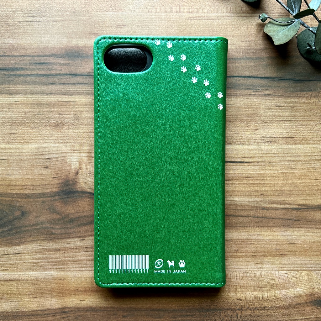 わんこノートの手帳型スマホケース(パグ) iphone16e iphone14 iphone15 全機種対応 犬 パグ