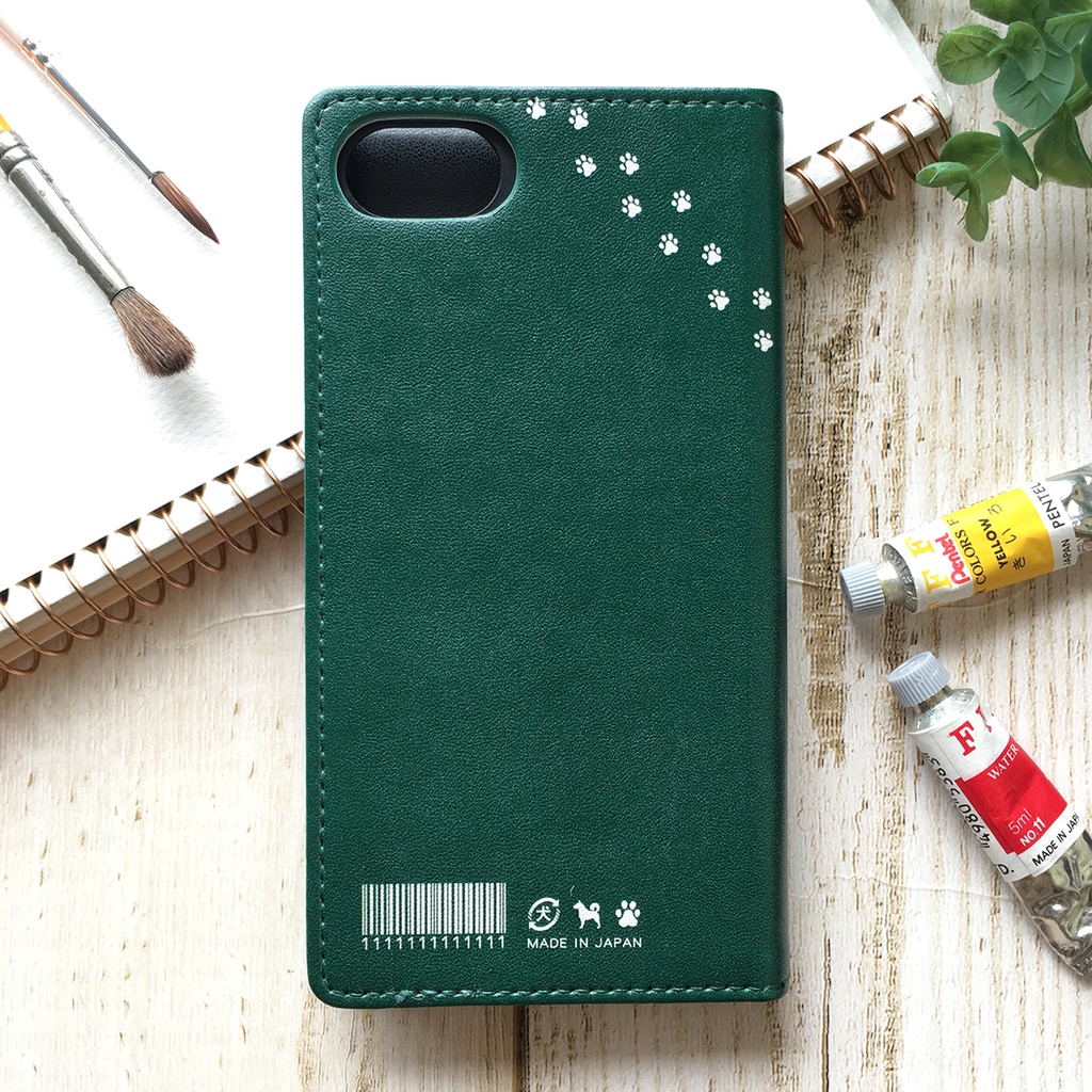 わんこノートの手帳型スマホケース(黒柴) iPhone17 Air iphone16e iphone14 iphone15 全機種対応 犬 柴犬