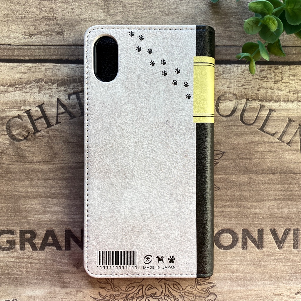 わんこ大学ノートの手帳型スマホケース iphone16e iphone14 iphone15 全機種対応 犬 柴犬