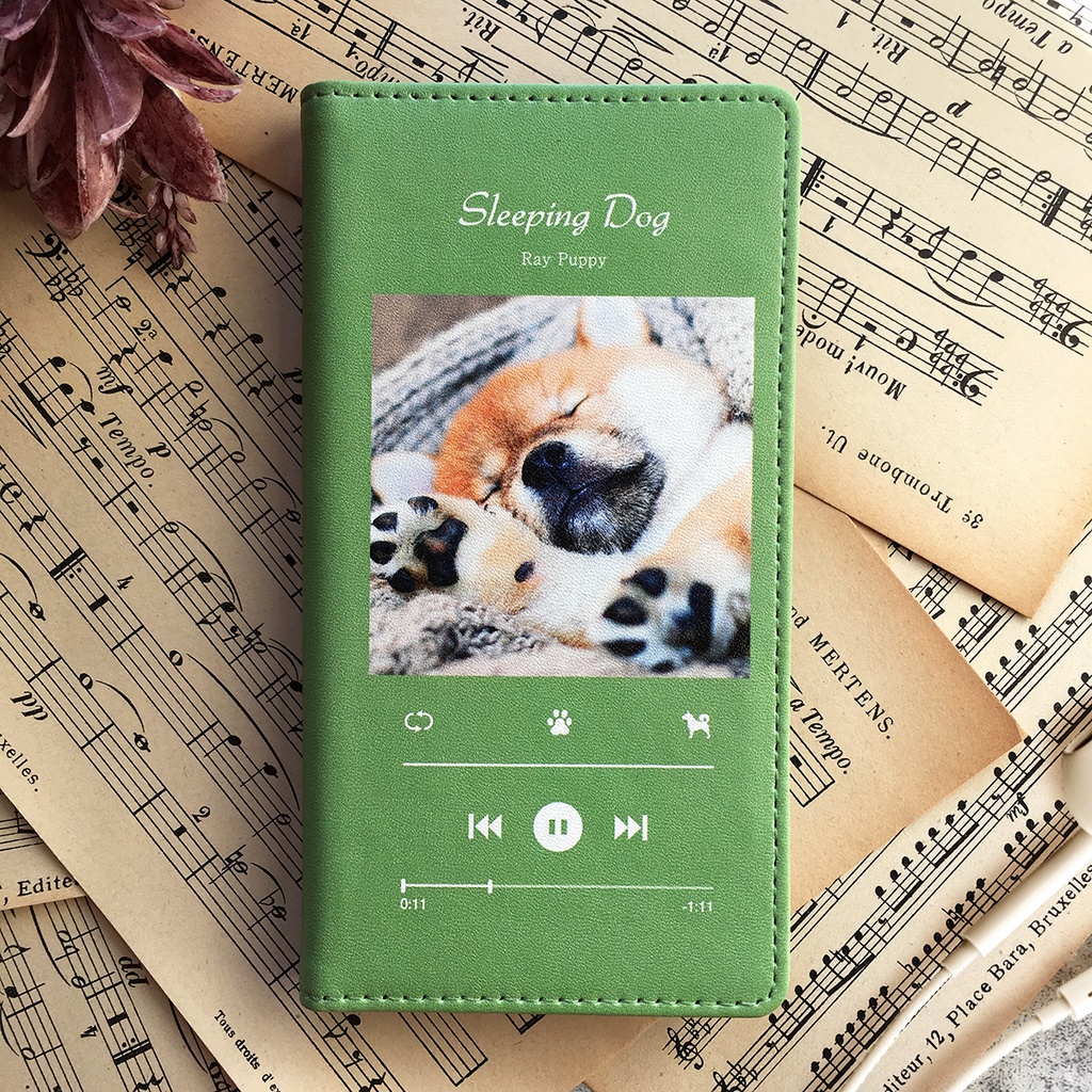 わんこ専用 ShibaPod 手帳型スマホケース(豆柴) iphone16e iPhone17 Air iphone14 iphone15 全機種対応 犬 柴犬