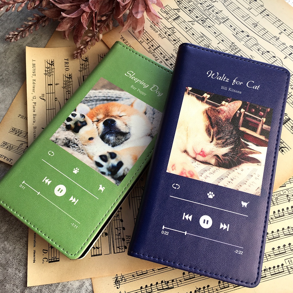 猫専用 CatPod 手帳型スマホケース(ピアノと猫) iPhone17 Air iphone16e iphone14 iphone15 全機種対応 猫