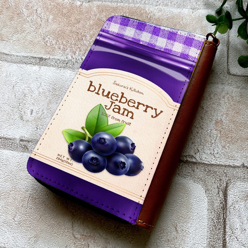 ブルーベリージャムのコインケース