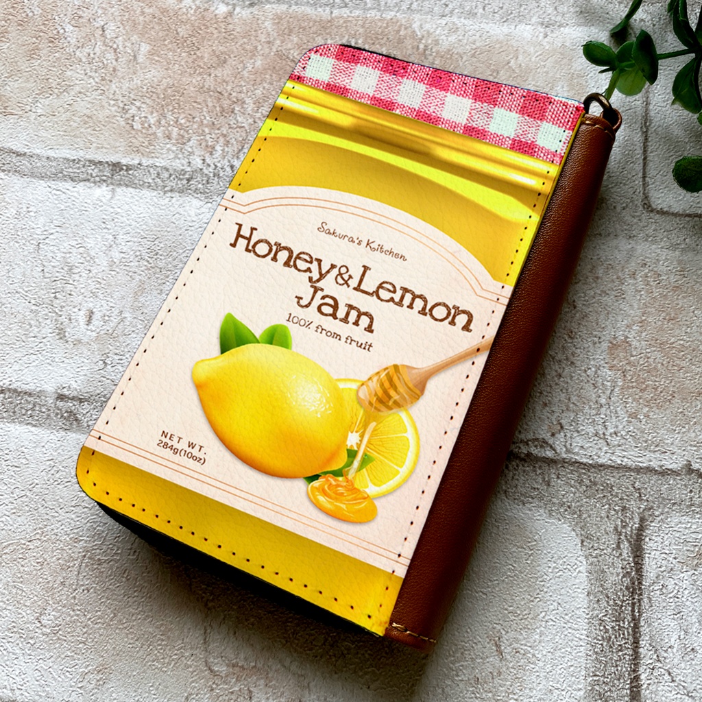 はちみつレモンジャムのコインケース レモン はちみつ