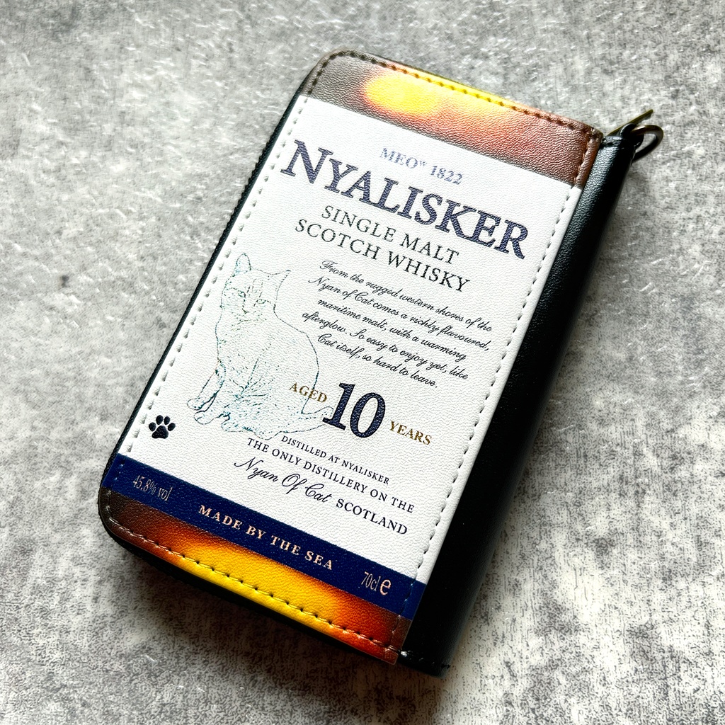 ウイスキーにゃんこのコインケース(ニャリスカー)