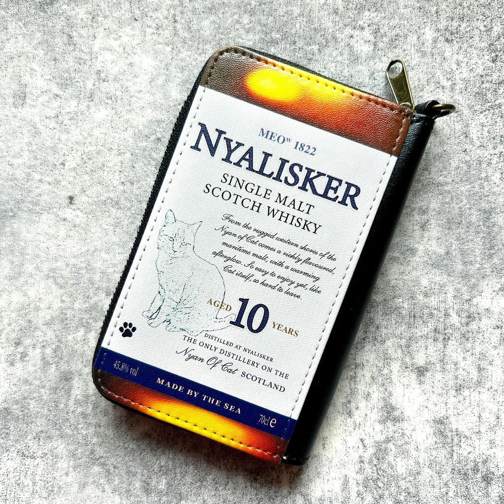 ウイスキーにゃんこのコインケース(ニャリスカー)