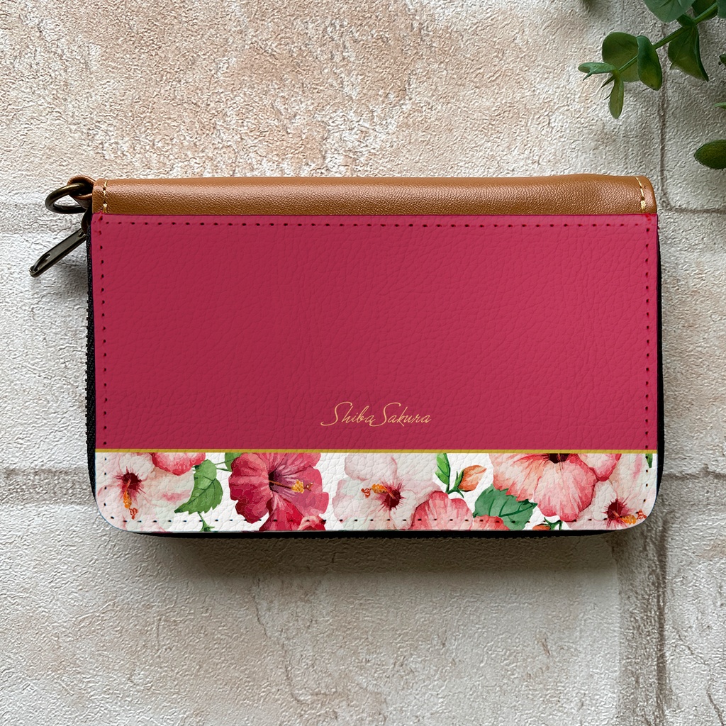 ハイビスカスのコインケース