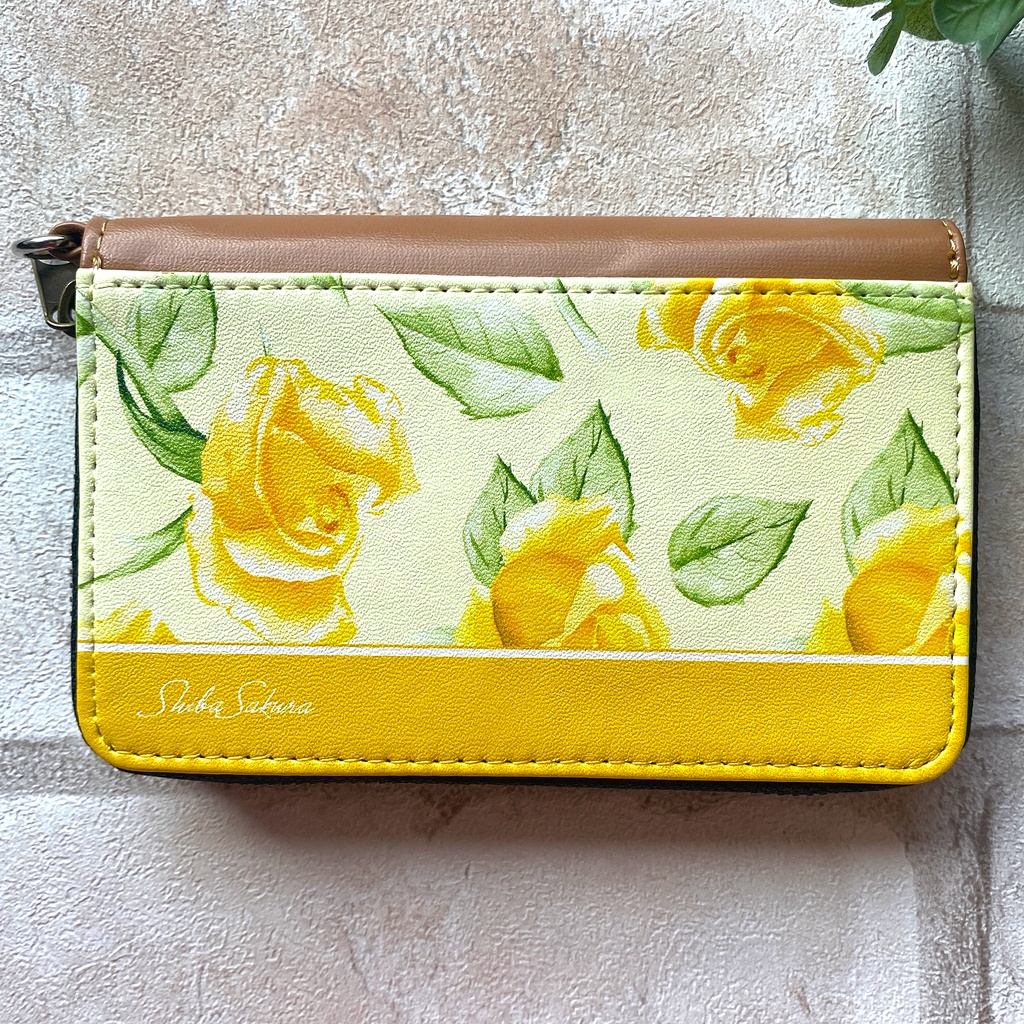 イエローローズのコインケース バラ 花