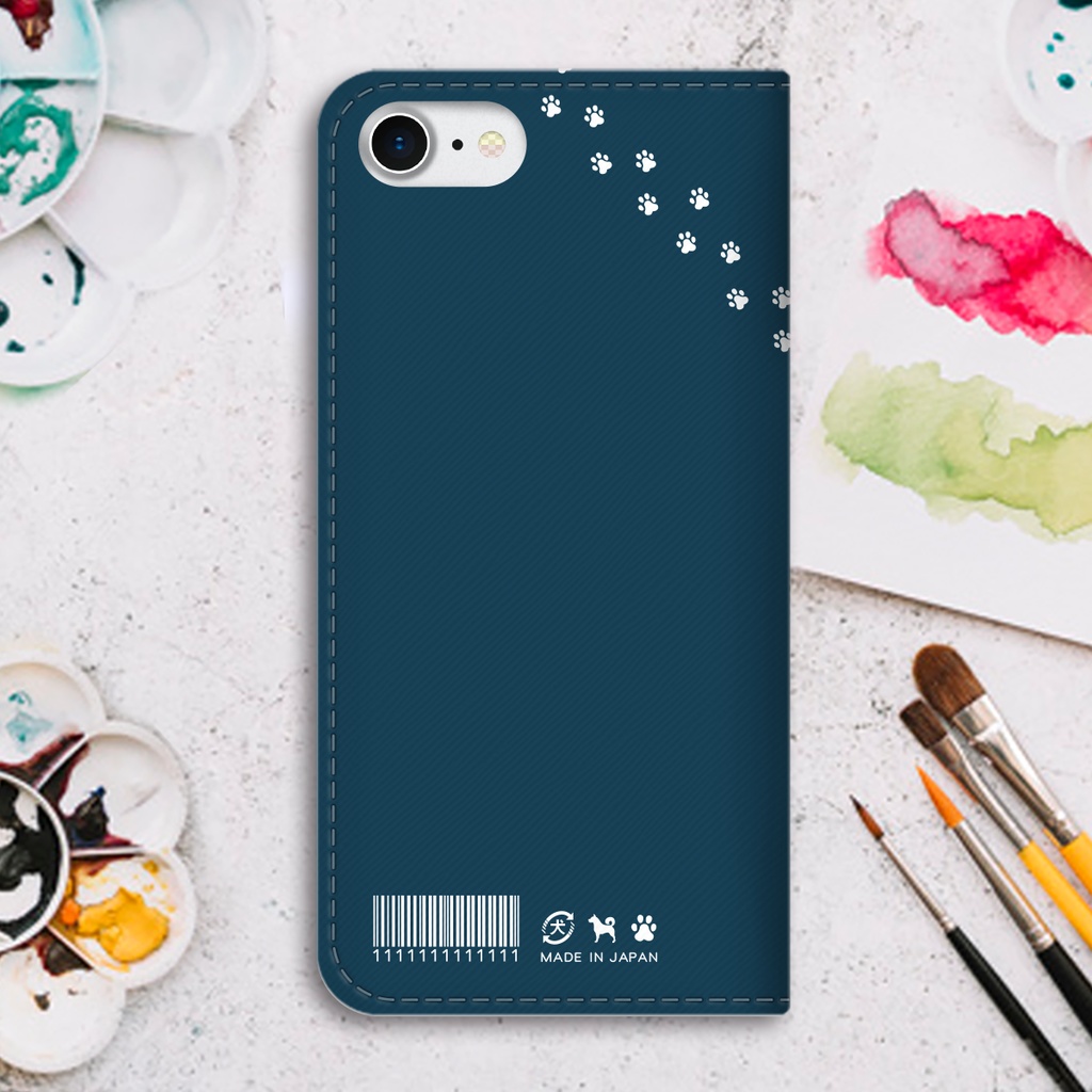 わんこノートの手帳型スマホケース(ハスキー) iPhone17 Air iphone16e iphone14 iphone15 全機種対応 犬 シベリアンハスキー