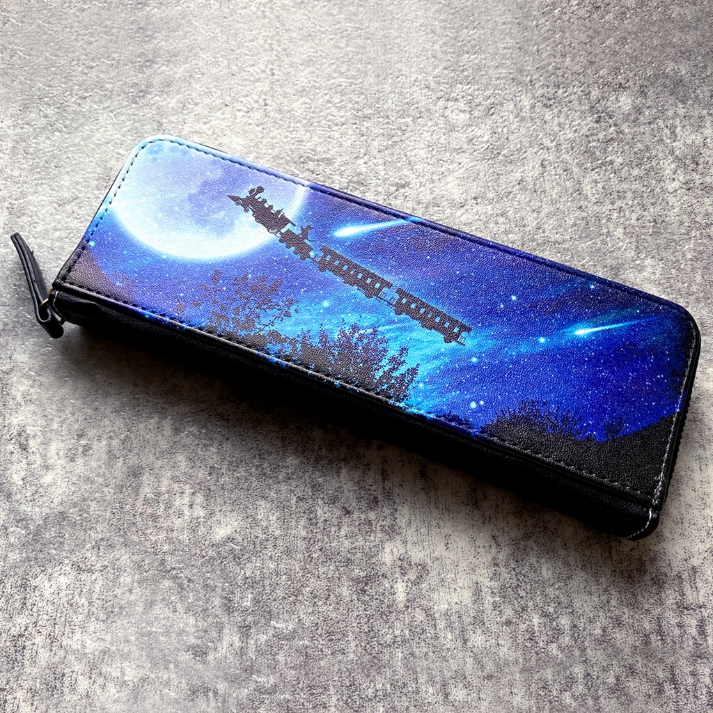 銀河鉄道の猫 ペンケース 猫 黒猫 宇宙