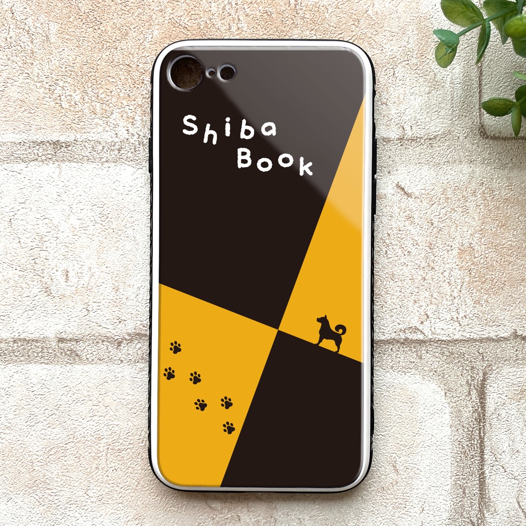 柴犬スケッチブックのiphoneケース（強化ガラス） スマホケース iphone15 iphone13 iphone14 犬 柴犬